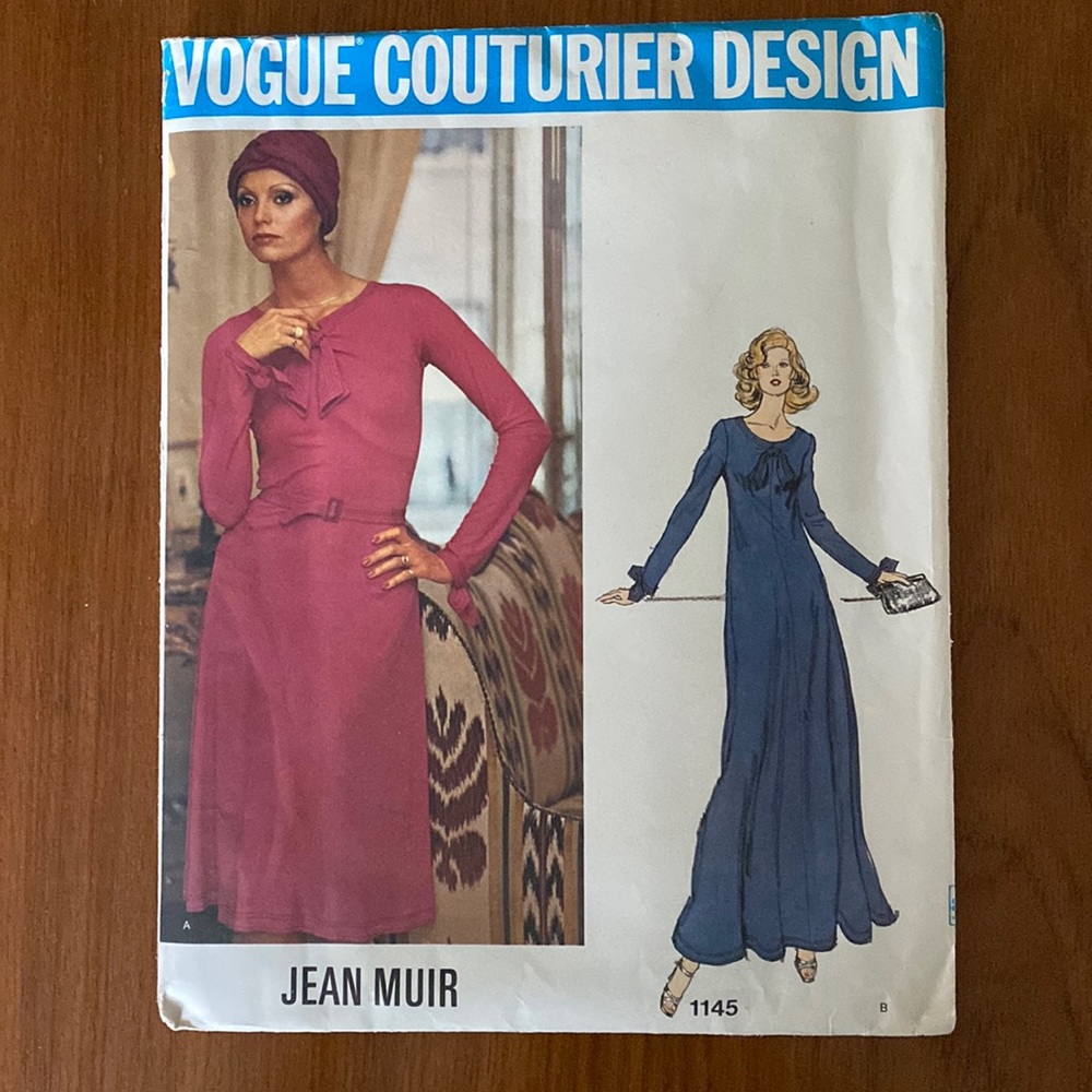 VTG Vogue Couturier Design Jean Muir Uncut Sewing Pattern